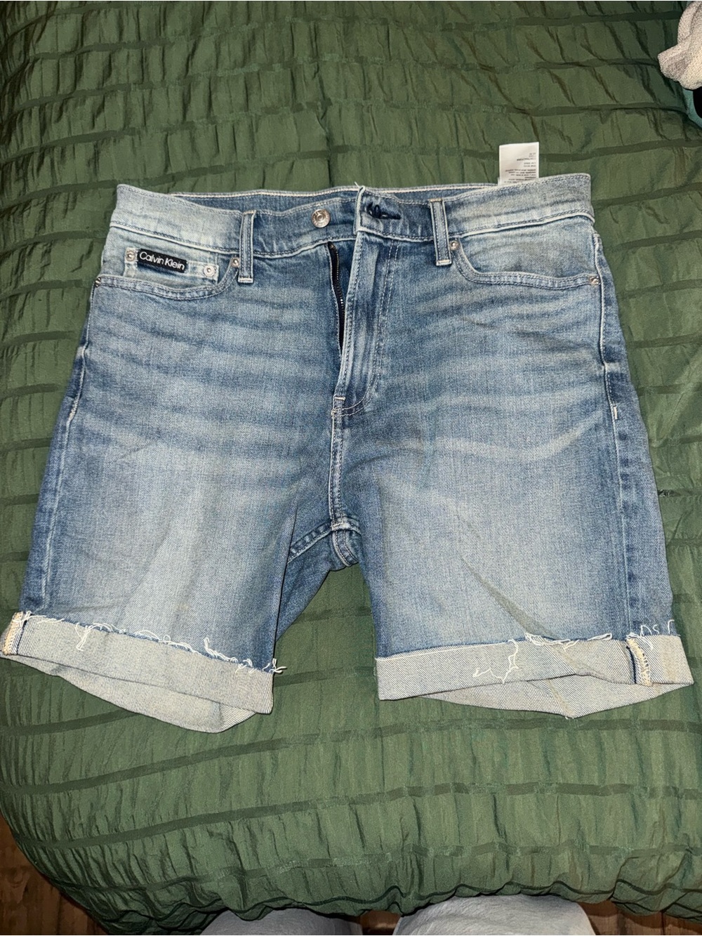 Calvin Klein Faded Blue Straight Denim Jeans